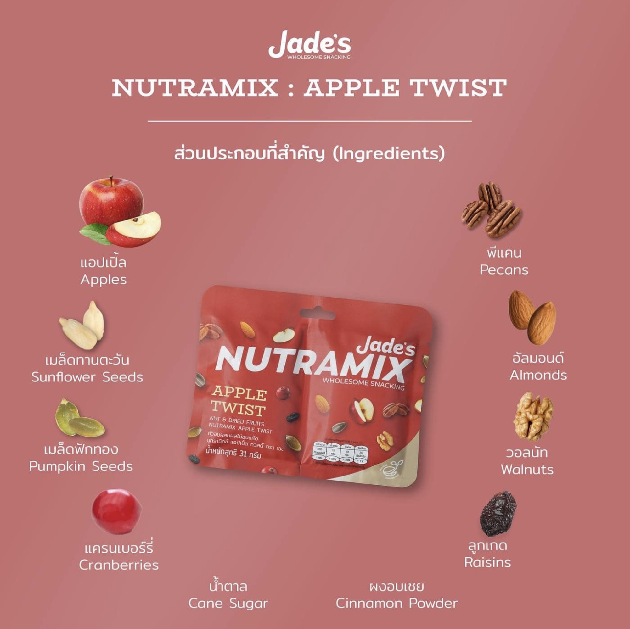 Jade's Nutramix - Apple Twist